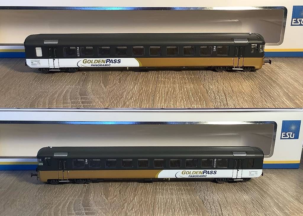 Esu Modellini di ferrovie: Esu 36669 BLS Steuerwagen "Golden Pass" – Nuovo e nell'imballaggio originale da KLOTEN venduto da ste_57qz 1
