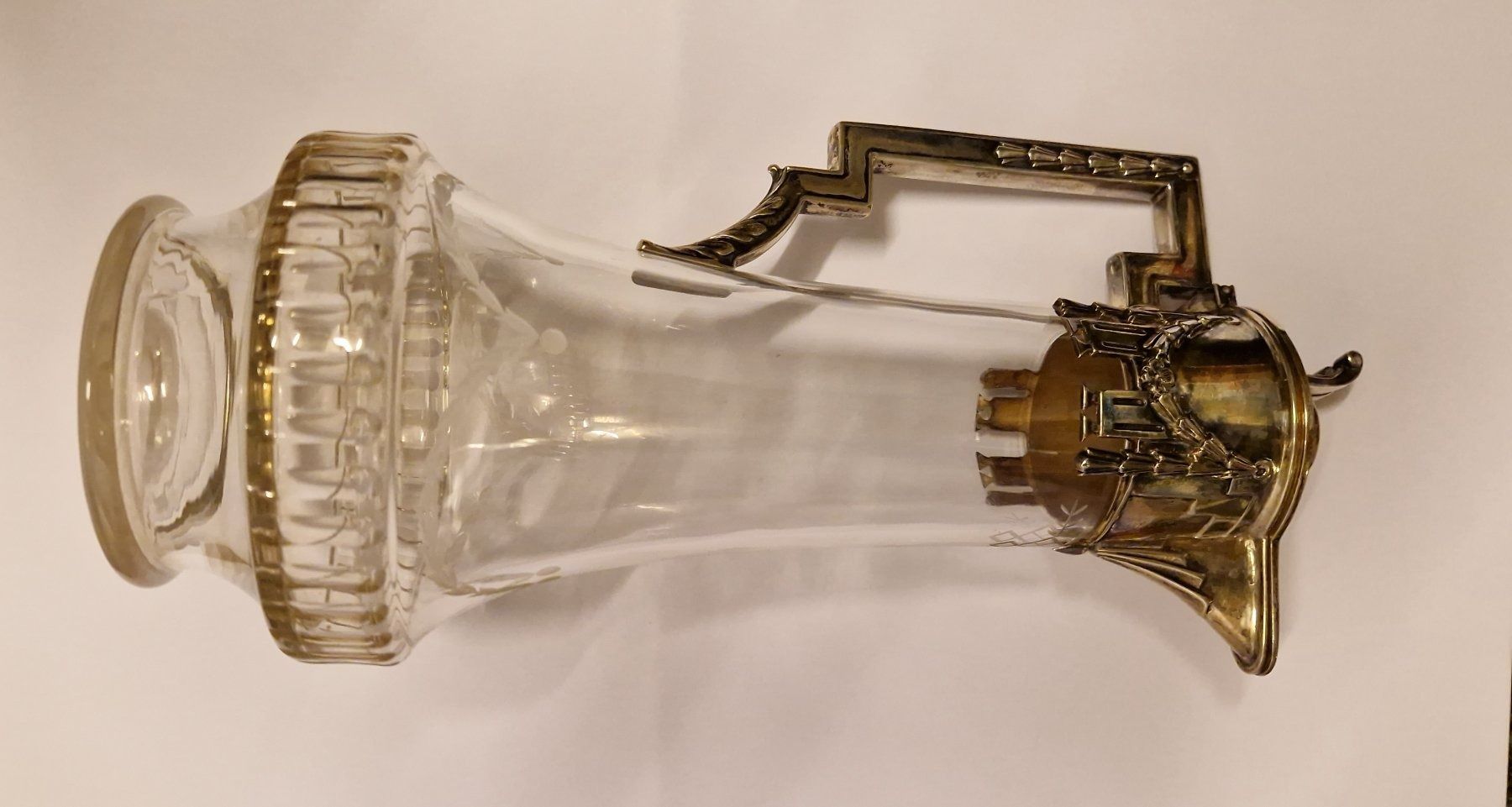 Karaffen: Antike Weinkaraffe 800 Silber, Karaffe um 1880 – Gebraucht aus Zürich von spin23 9