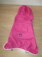 HUNDE REGENMANTEL PINK GR.L RÜCKENLÄNGE 46CM FABRIKNEU