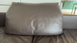 Braunes Leder Kissen, Sofa Cassina Postergruppe TOOT