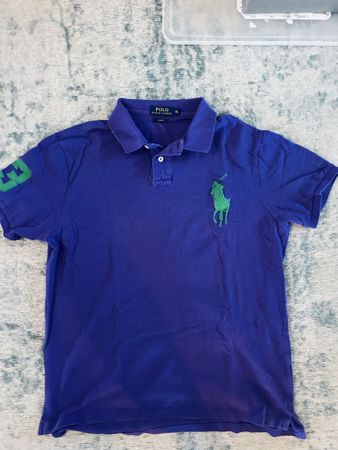 Polohemd Polo Ralph Lauren lila Grösse XL Slim Fit