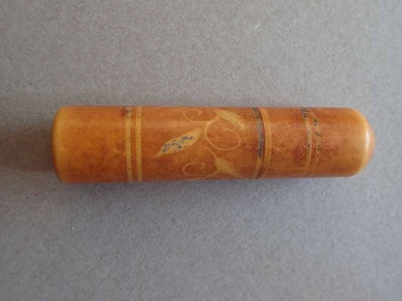 Contenitori & Simili: Vintage Amber Bakelite Tube – Usato da Pratteln venduto da lupo_cattivo 1