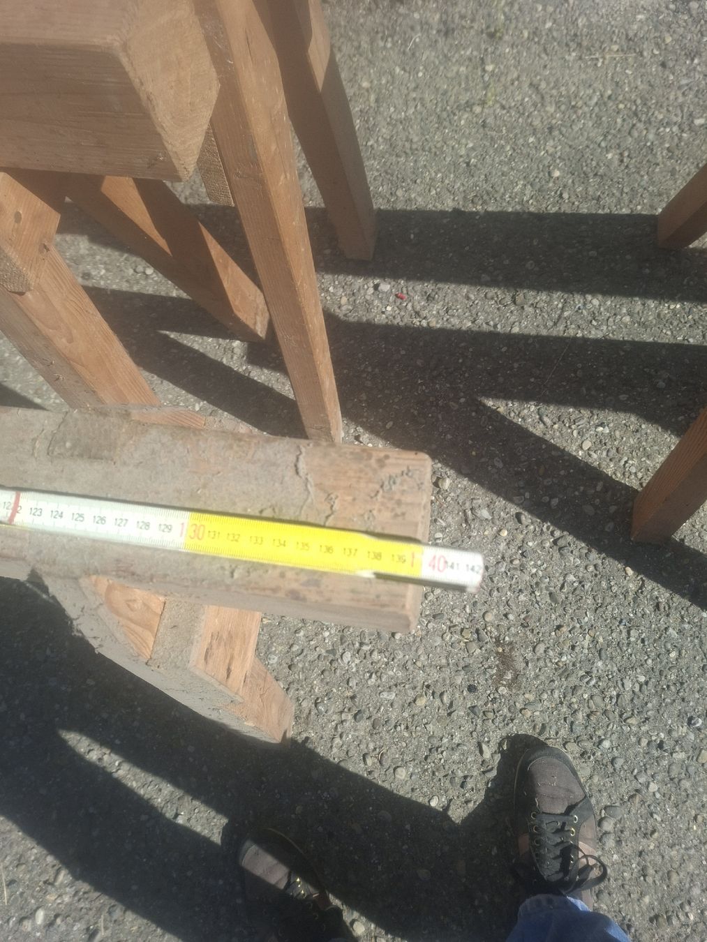 Articoli in legno: 3 Schreinerböcke Holzböcke – Usato da Aadorf venduto da classicpower02 1