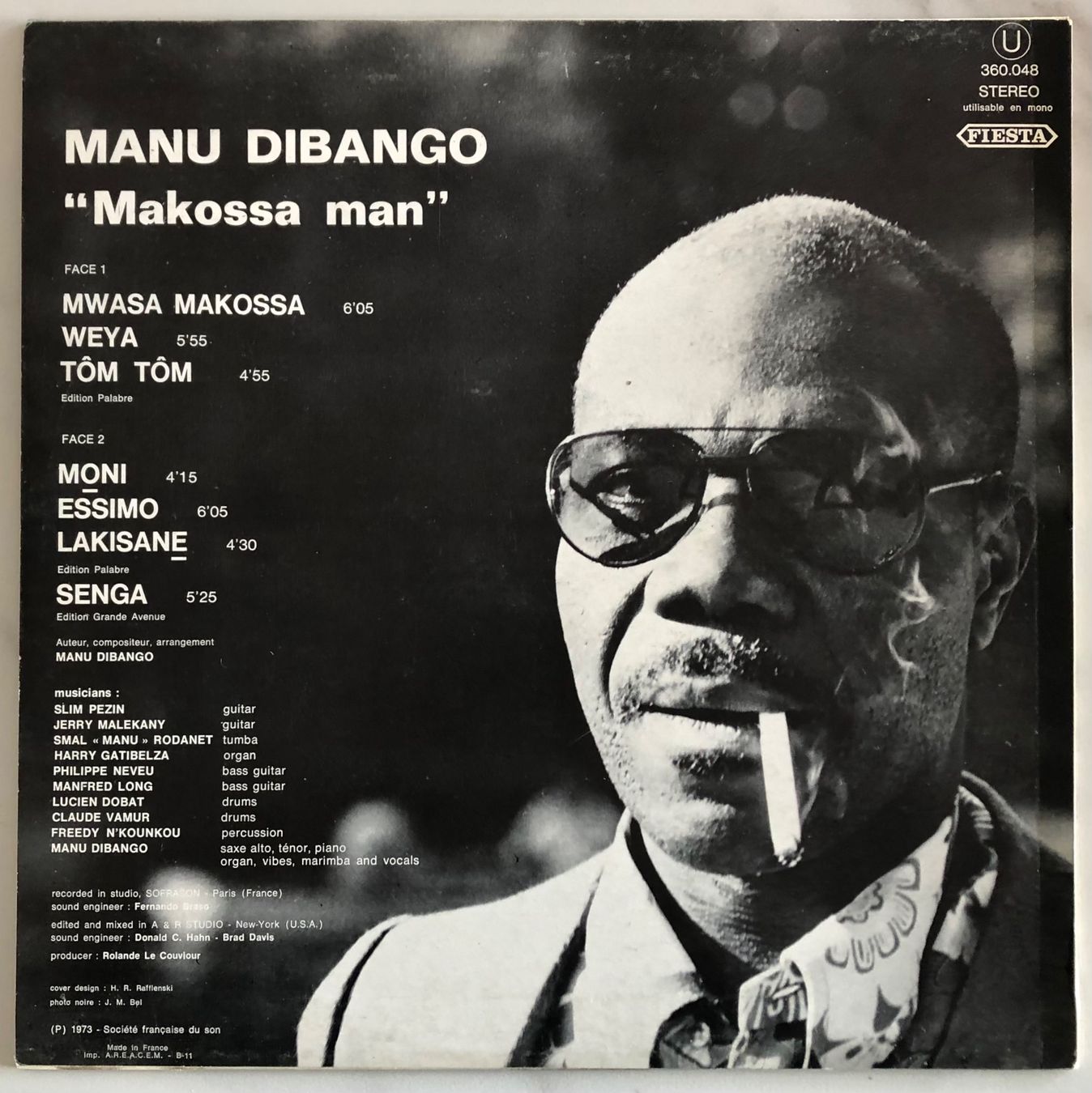 Dischi in vinile: MANU DIBANGO - MAKOSSA MAN – Usato da Poliez-Pittet venduto da Newtown-Records 1