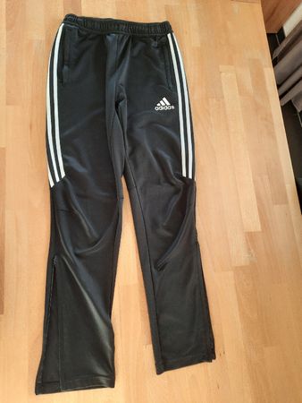 Adidas Trainingshose, schwarz, Gr. L/164
