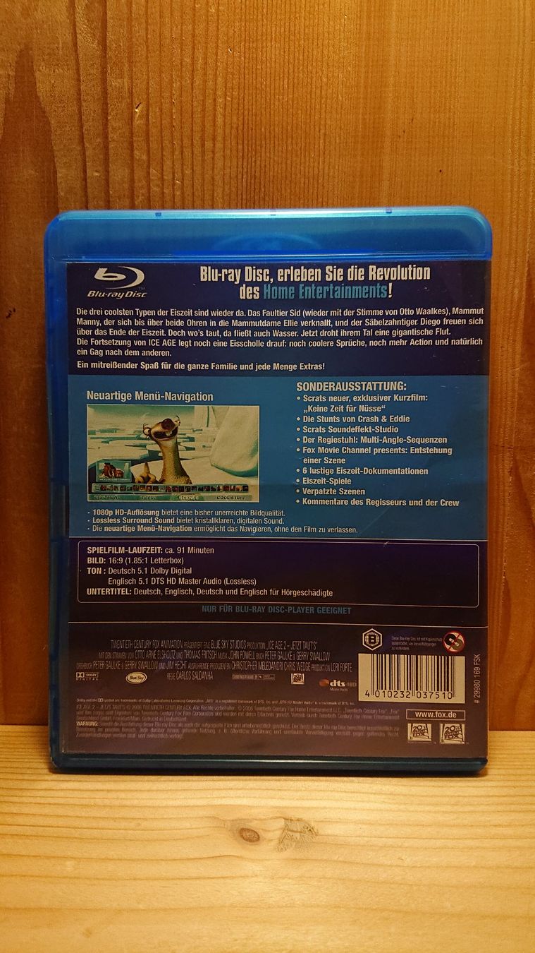 Tutti i DVDs: ICE AGE 2 Jetzt Tau's Blu-Ray – Usato da Wilderswil venduto da Exebub 1