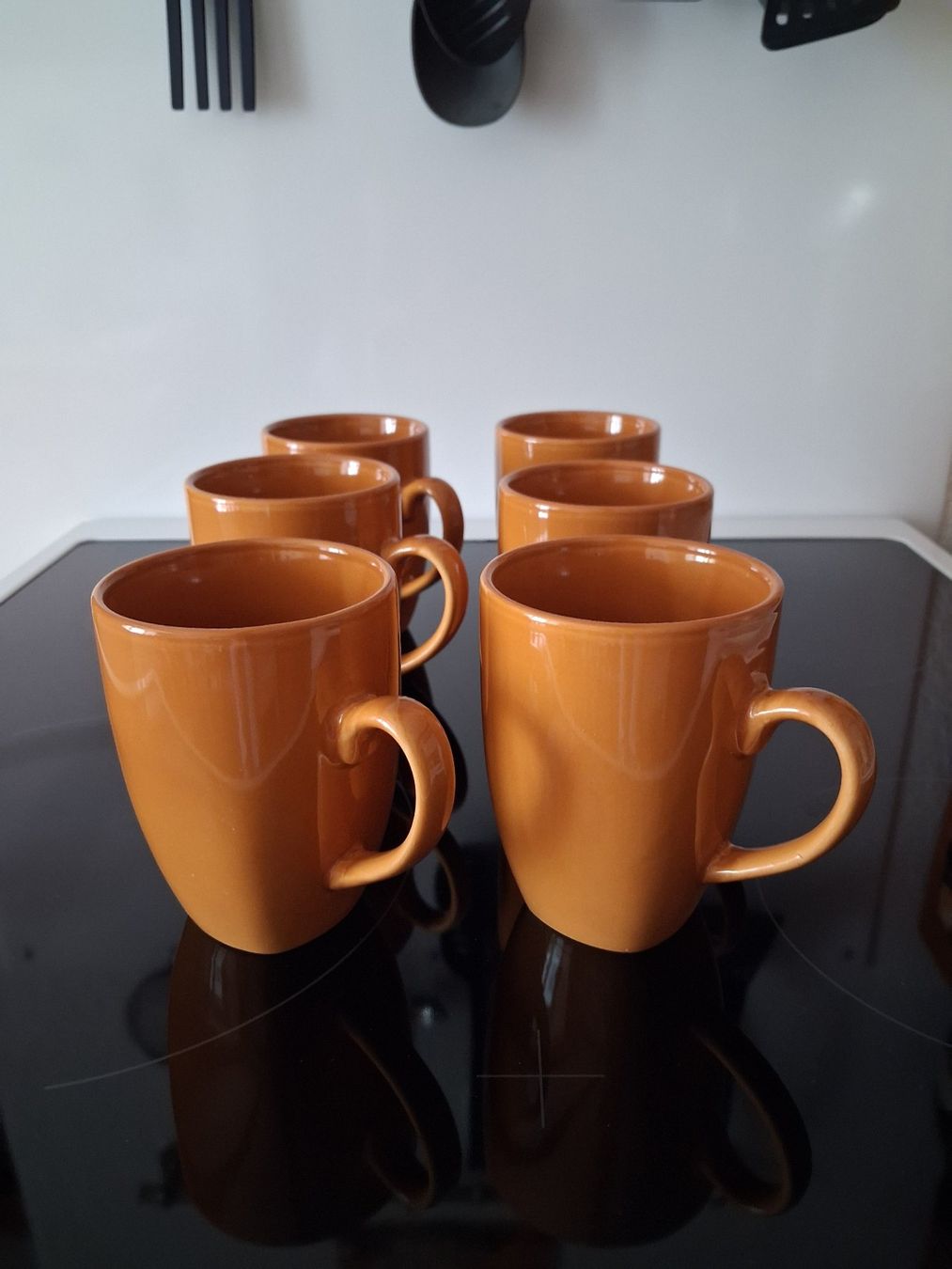 Tazze: 6er Set Kaffee-/Tee Tassen Ockerfarben, neu – Nuovo (secondo la descrizione) da Wald ZH venduto da e8e
