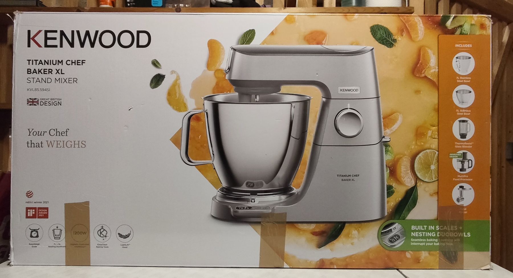 Kenwood Elettrodomestici da cucina: Kenwood Titanium Chef Baker XL - Kitchen Machine Silver – Nuovo (secondo la descrizione) da Zollikofen venduto da okjass 3