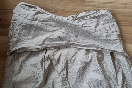 Beigefarbener Minirock (100% Seide), Dries van Noten, Gr. 38