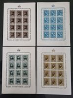 1949 : FL Nr. 219, 220, 222 + 224 im Bogen ** KP 924.--