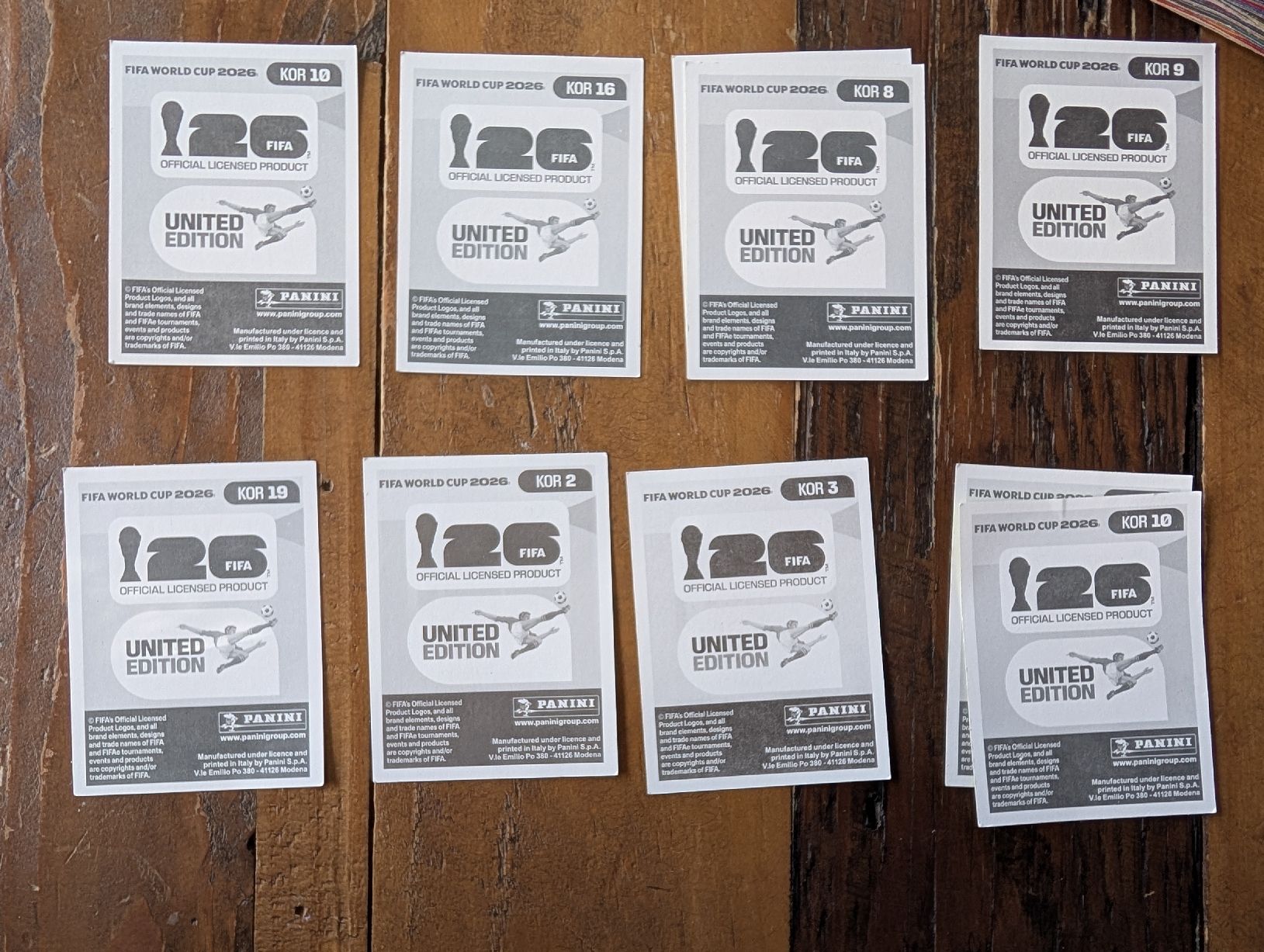 Panini Carte collezionabili: Panini Korea – Nuovo (secondo la descrizione) da Gebenstorf venduto da fa1zz 1