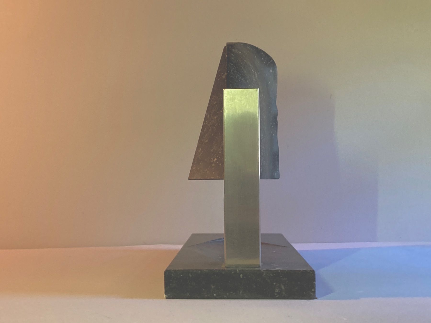 Sculptures & Statues: sculpture en pierre et inox – D'occasion à Bure par 5U276C 5
