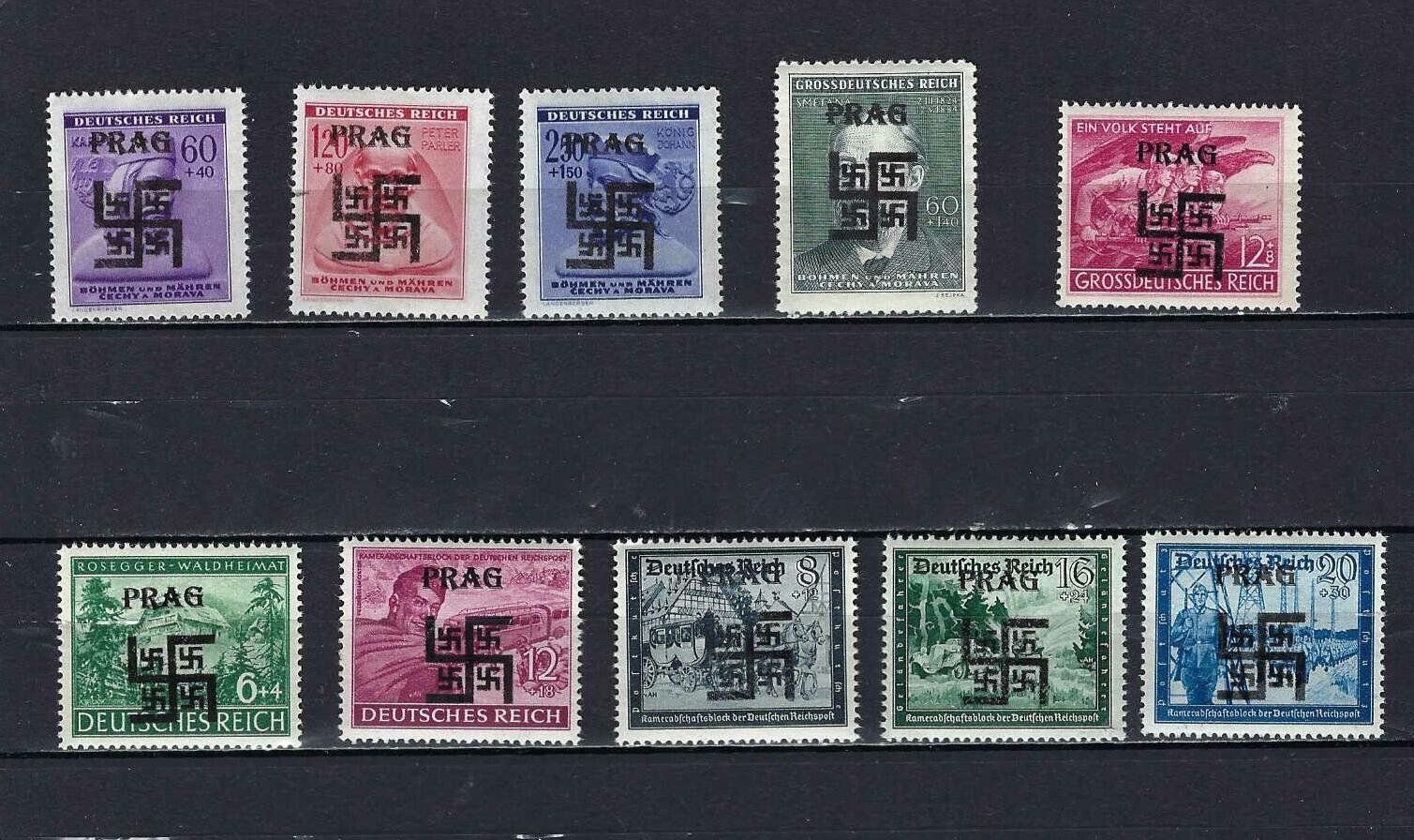 Alle Briefmarken: WKII Besetzung Prag ** – Neu und originalverpackt aus Altstätten SG von Nandodax 1