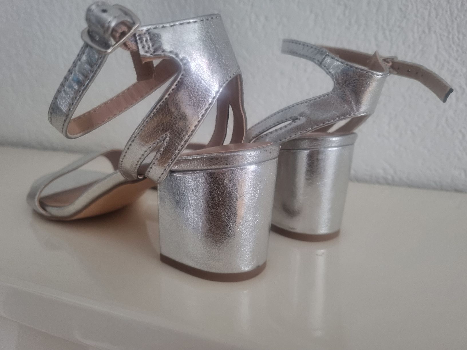 Anna Field Scarpe da donna: Anna Field Sandaletten Silber, Gr. 40 – Usato da Thalwil venduto da Tigerlily1992 3