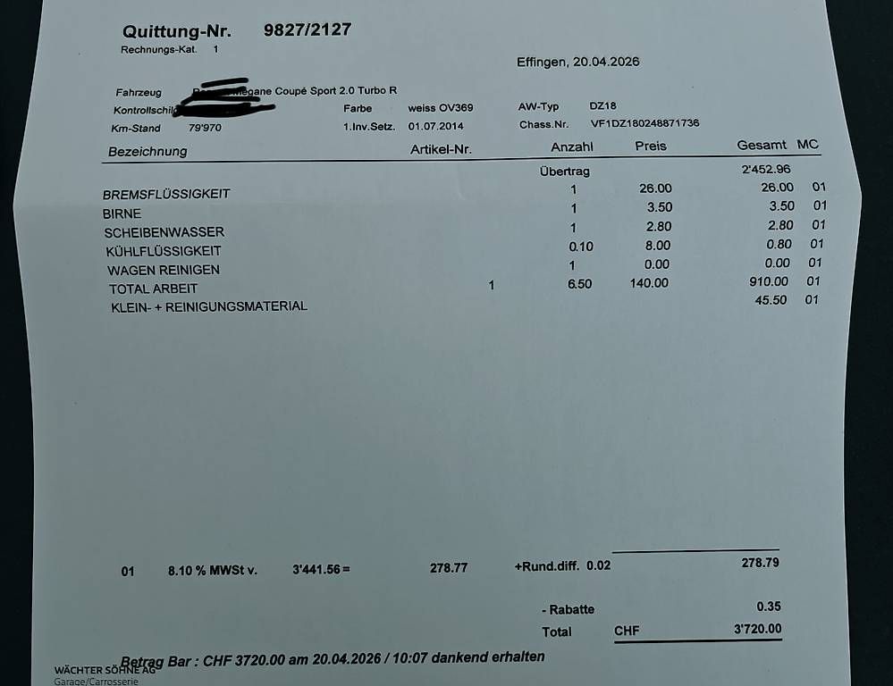 Autos: Renault Megan RS – Gebraucht aus Herznach von mik_mmt8 4