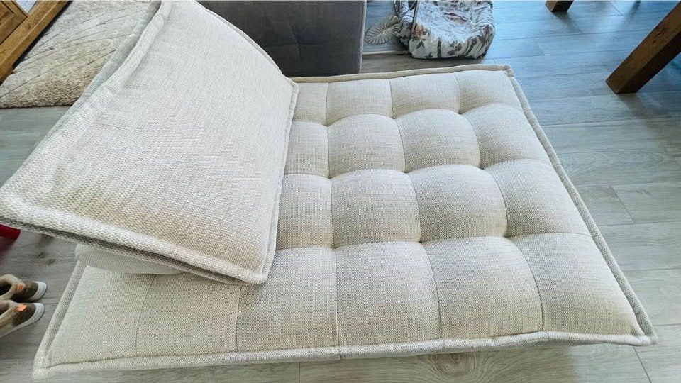 Maisons du monde Sofas: Neo Elementary - Méridienne canapé modulable beige sable – Neuf avec emballage d'origine à Attalens par fra_9p9z 1
