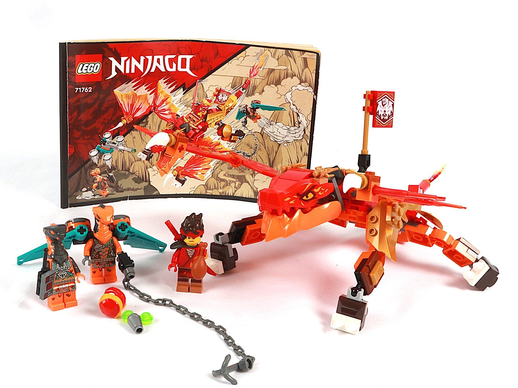 Lego Kit di costruzioni: LEGO - Ninjago Kais Feuerdrache EVO, 71762 – Usato da Steinen venduto da Restwert_Steinen