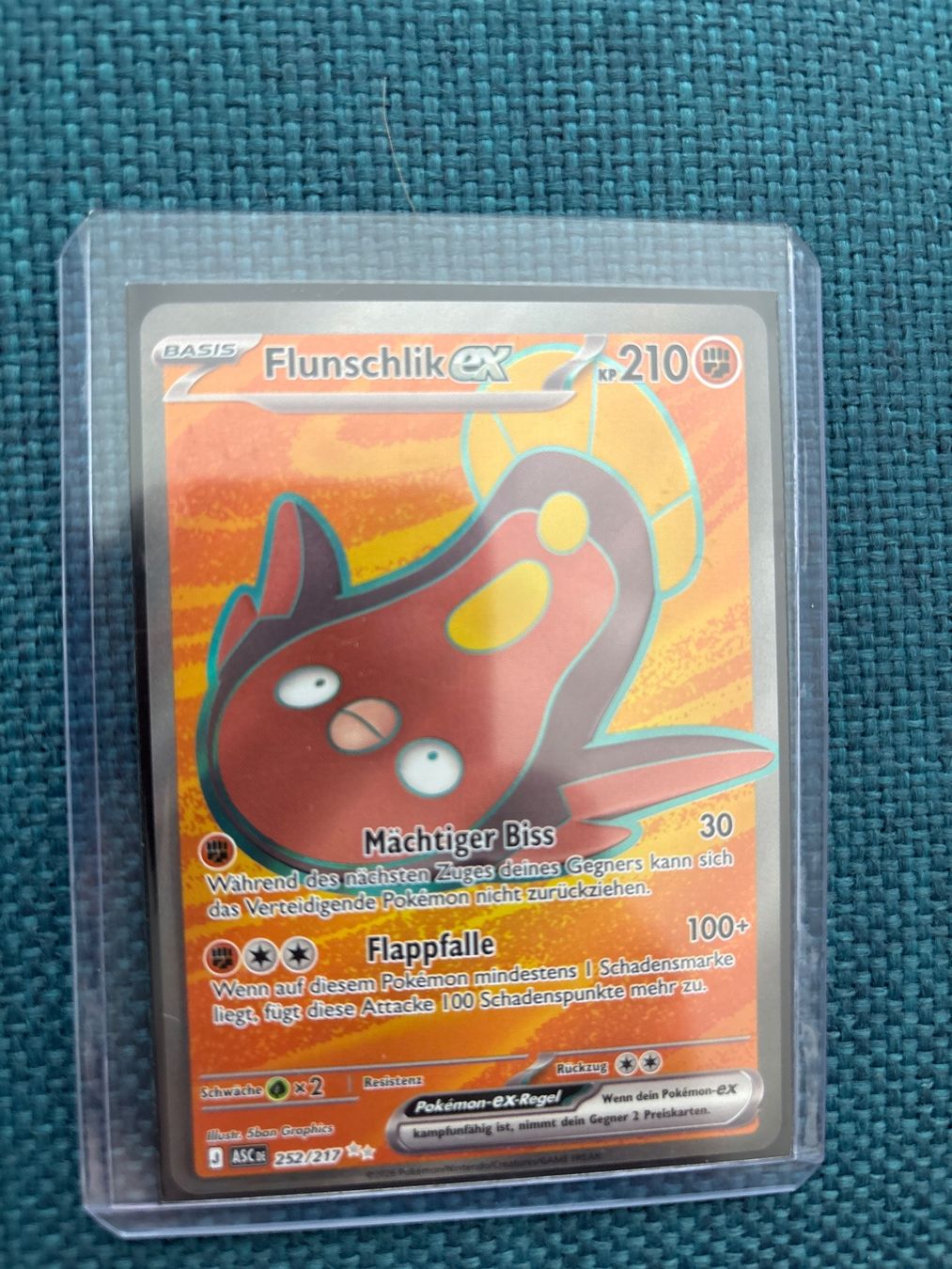 Pokémon Carte collezionabili: Pokemon Flunschlik ex ASC 252 – Nuovo e nell'imballaggio originale da Buchs AG venduto da Troja14