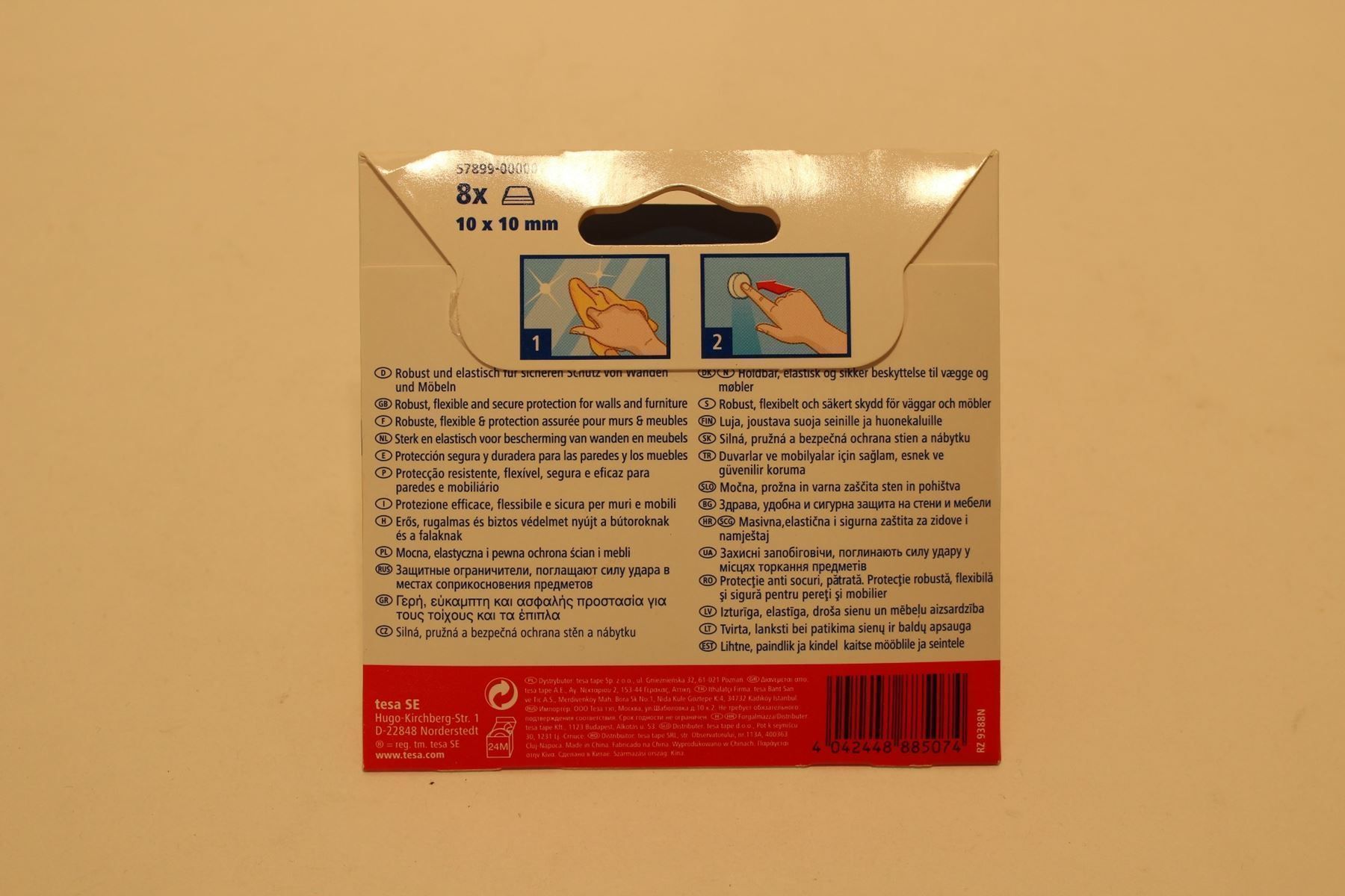 Tesa Sticker: TESA Gummipuffer weiss selbstklebend – Nuovo e nell'imballaggio originale da Fehraltorf venduto da haefens 2
