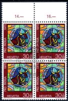 STIER HANS STOCKER 1970 4ERBLOCK AUSGABETAG - Y135