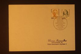 1989 Ersttagsbrief MiNr. 1432 - 1433 Deutschland Bundesrep.
