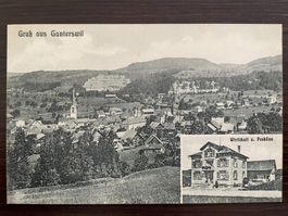 GRUSS AUS GANTERSCHWIL 2 Bilder, Wirtschaft z. Frohsinn