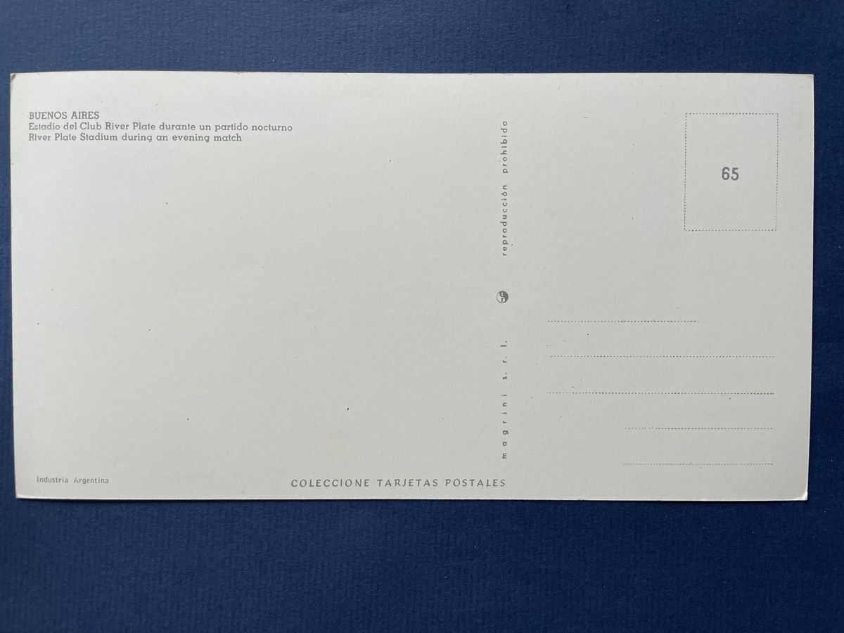Cartoline postali: Alte Ansichtskarte: Buenos Aires, River Plate Stadion bei Na – Usato da Neuhausen am Rheinfall venduto da Arielle55 1