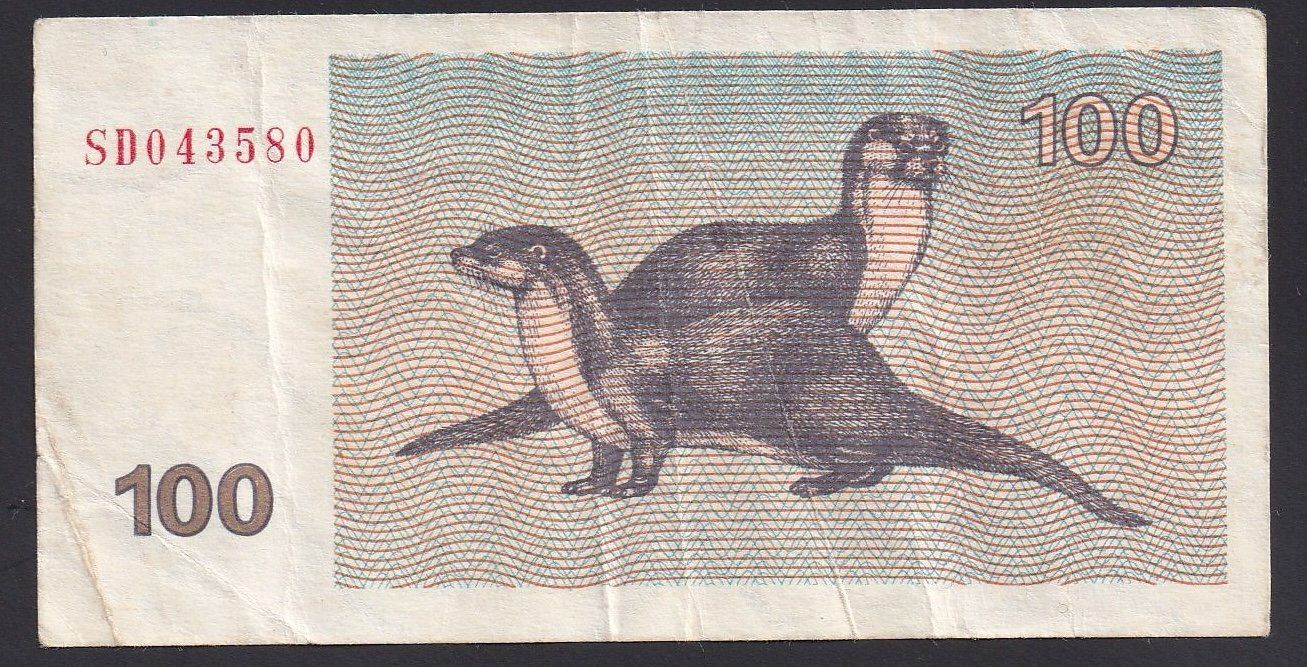 Banconote: Litauen 100 Talonas 1992 – Usato da Brugg AG venduto da banknoten_muesli