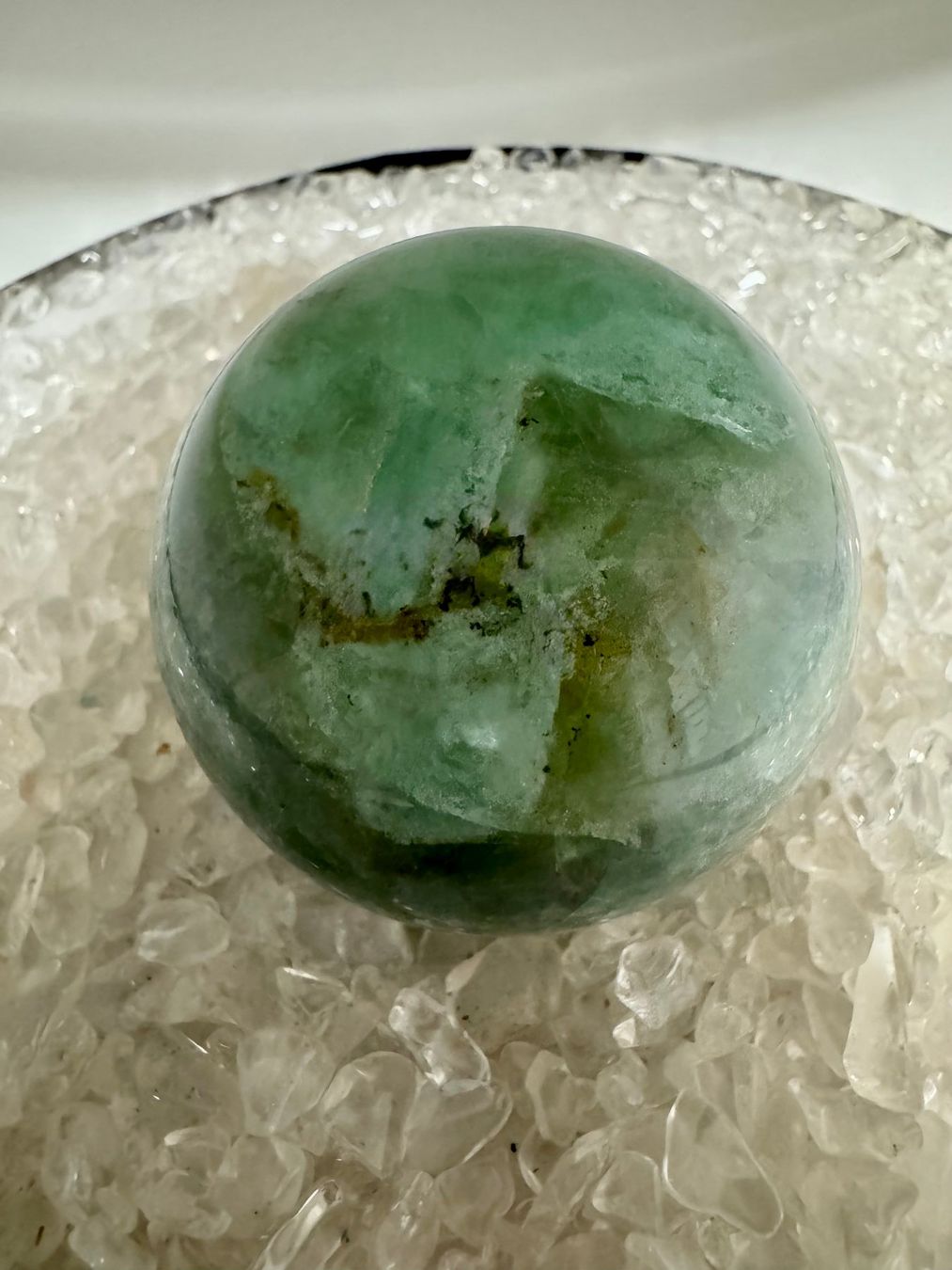 Pietre preziose: Kugel Fluorit grün – Nuovo (secondo la descrizione) da Biberist venduto da Steine