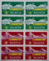 1953 Sondermarken Alpenpost Viererblock Vollstempel 1.12.66