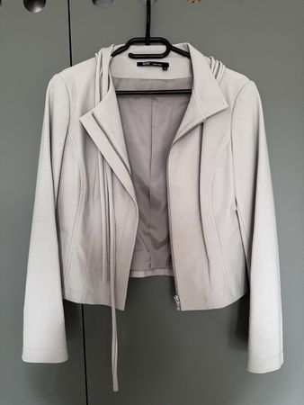 Annett Röstel Stoffblazer beige/ Sandfarben Gr. 36