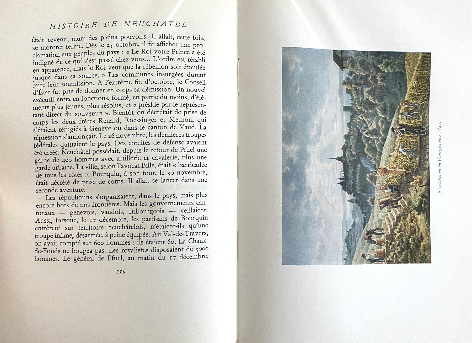 Bücher: Neuchâtel - Histoire d'une cité - 1946 Charly Guyot – Gebraucht aus Savagnier von Ne2065 5