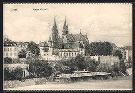 AK Basel, Münster mit Pfalz