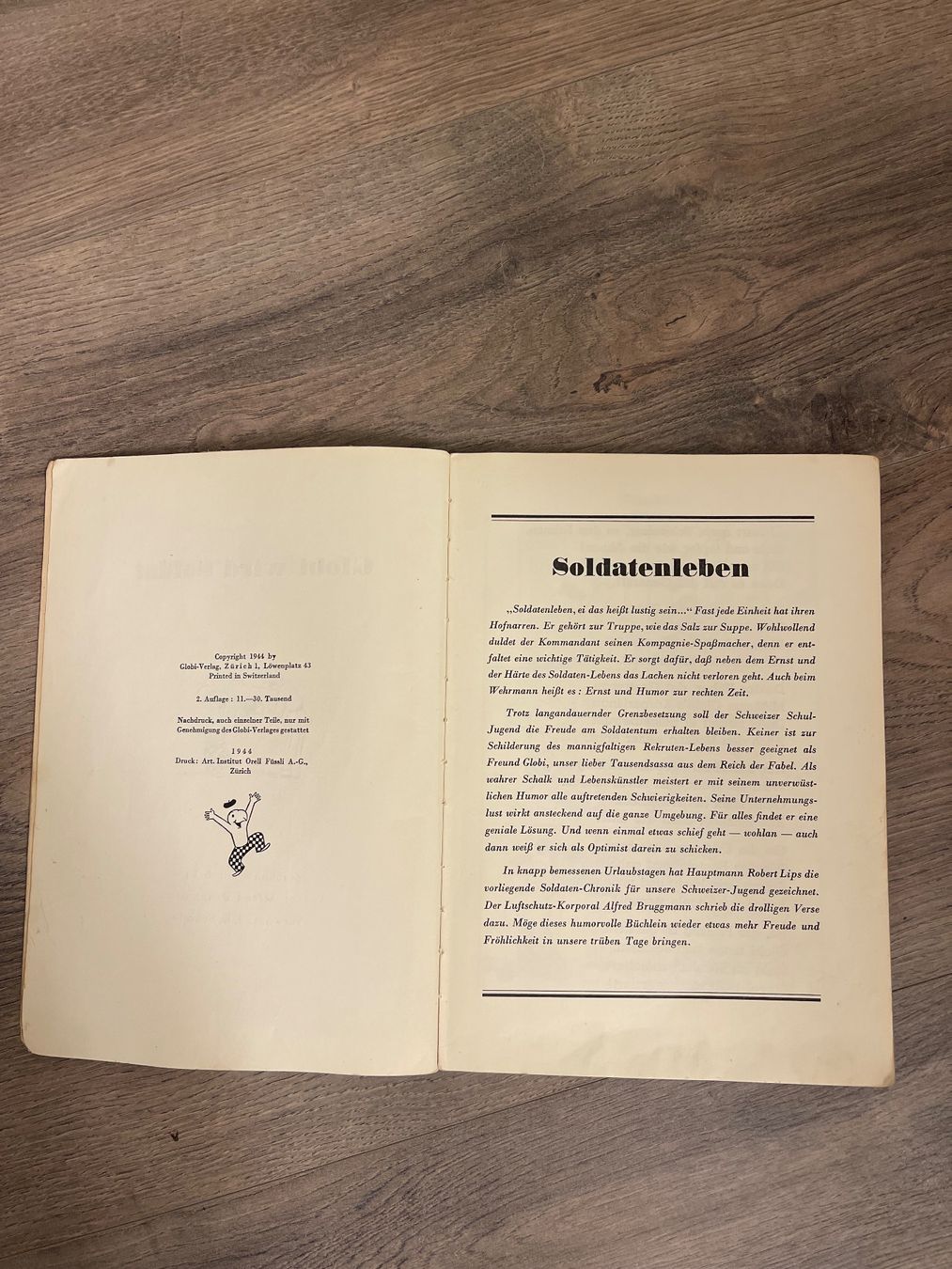 Fumetti: Globi wird Soldat, 1944, 2. Auflage – Usato da Basel venduto da mariablanka 1