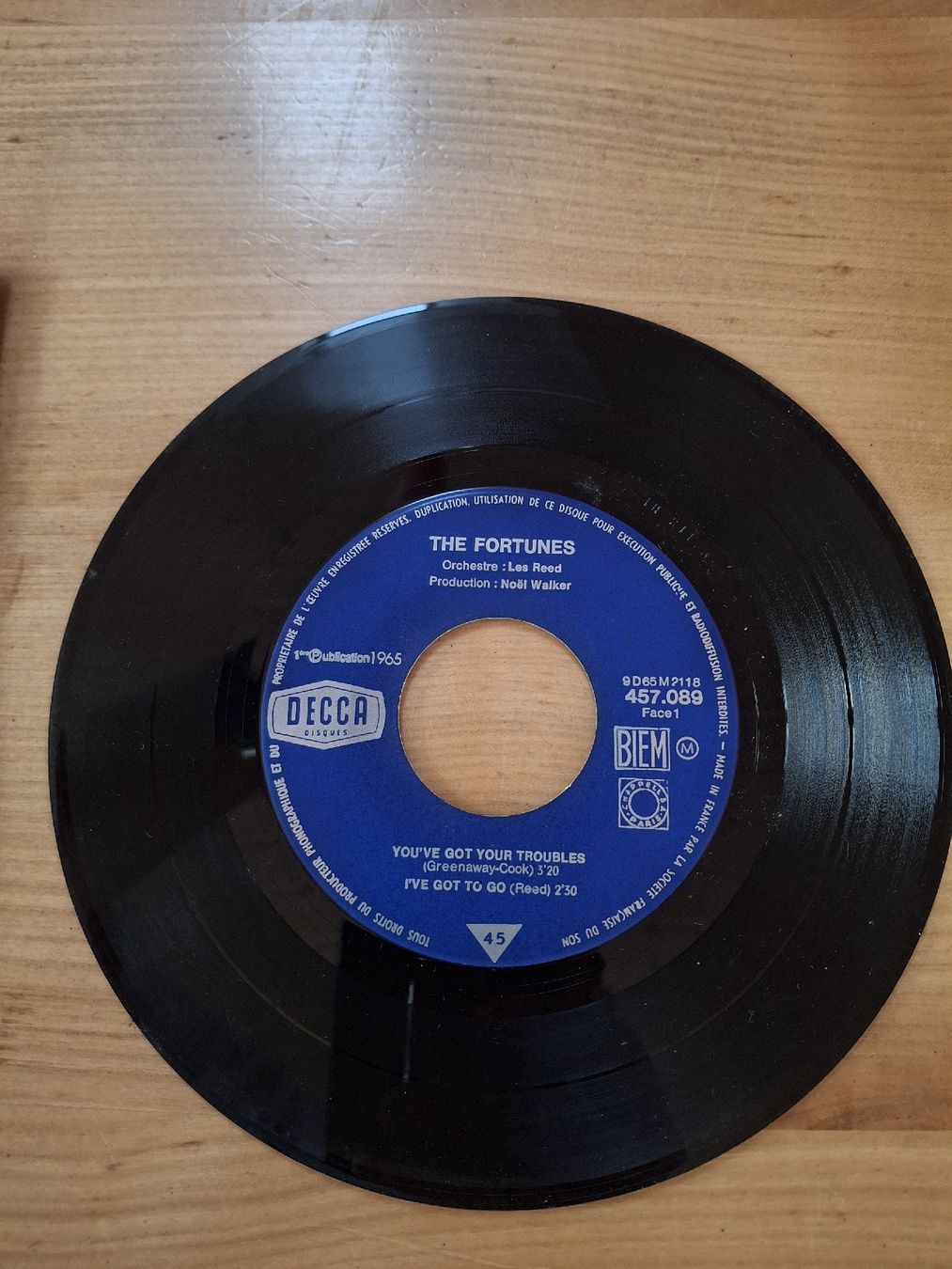 Schallplatten: 45 Tours "The Fortunes" – Gebraucht aus Morges von ProfesseurJones 3