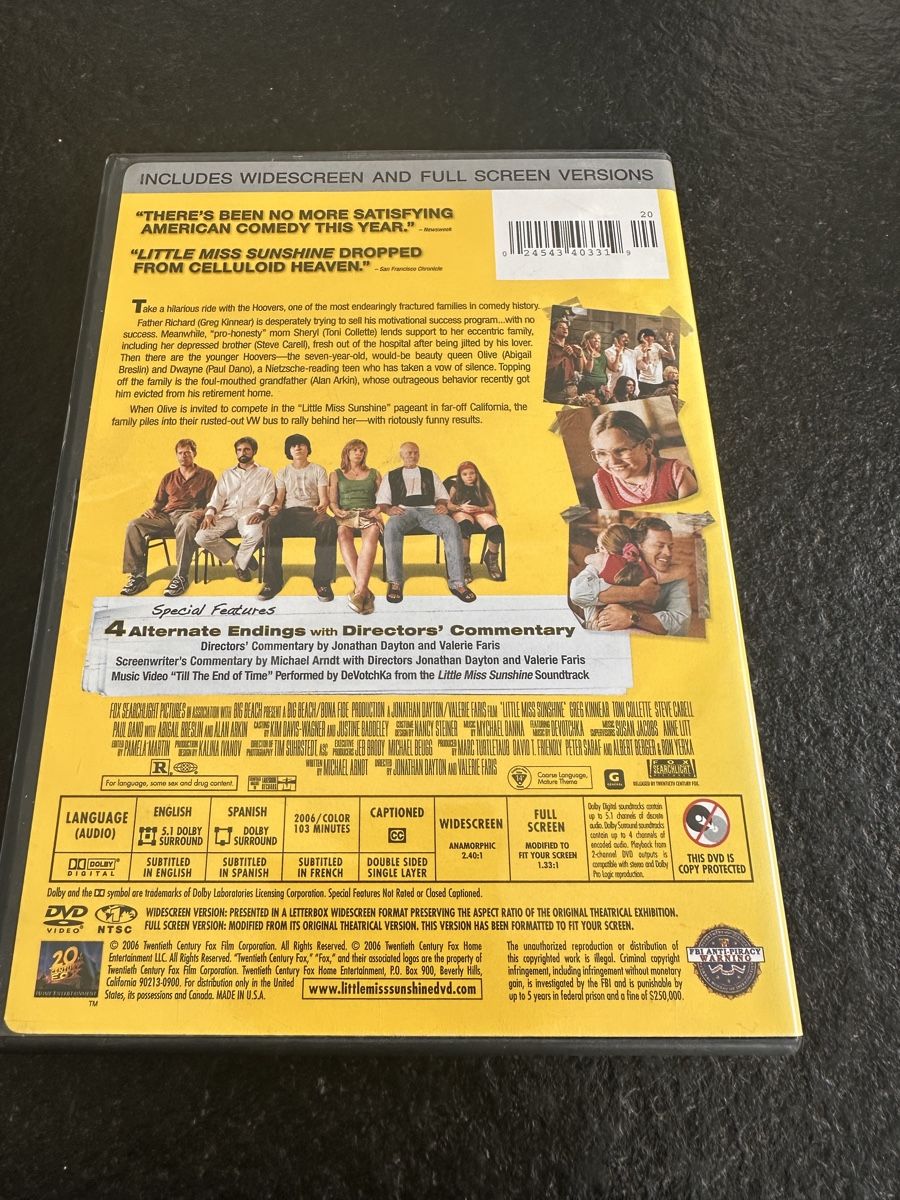 Tutti i DVDs: DVD - Little Miss Sunshine – Usato da Flüelen venduto da sas_pl7j 1
