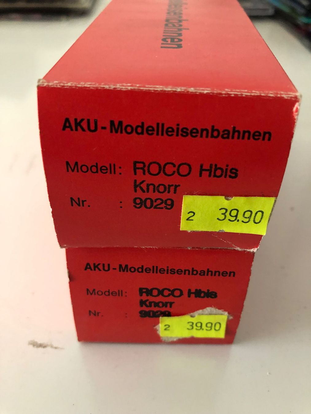 Aku Modelleisenbahnen: AKU Knorr 2er Set 9029 NEU – Neu und originalverpackt aus Ostermundigen von Garmin03 2