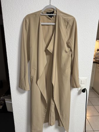 Vila Damen Trenchcoat Beige Gr. M