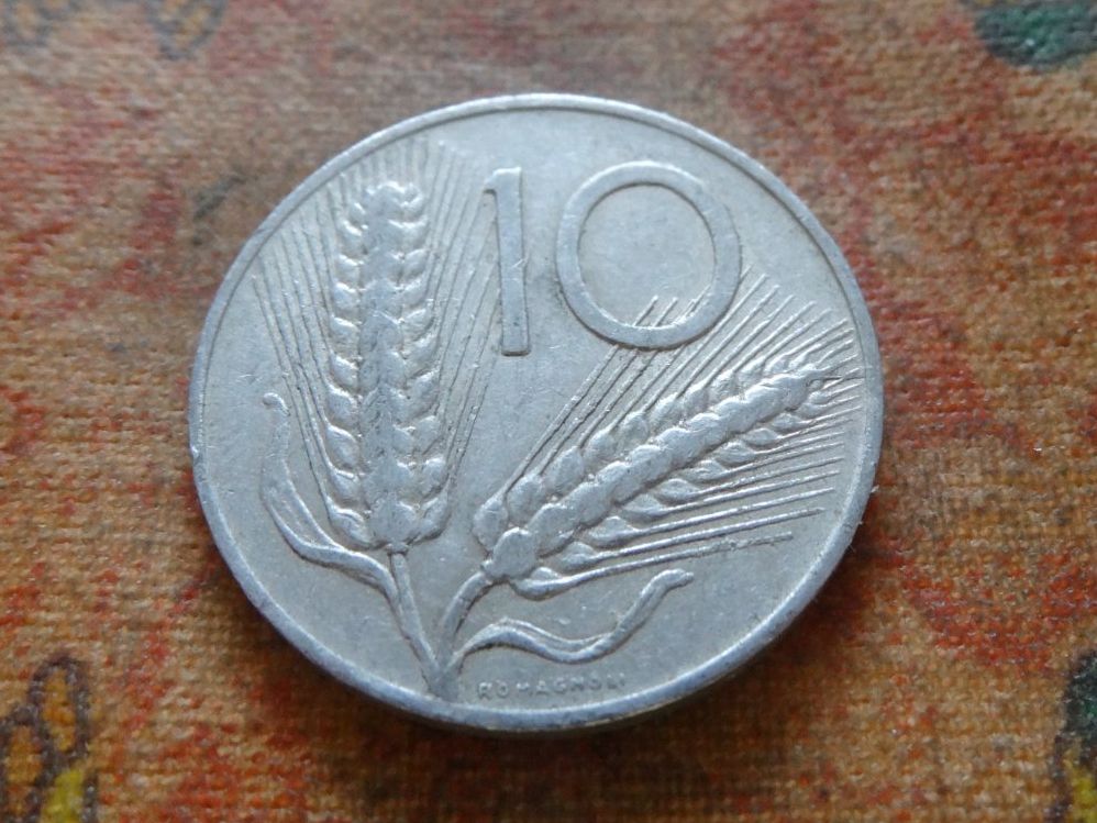 Tutti le monete: ITALIE  10  Lire  1956 – Usato da Romanel-sur-Lausanne venduto da Swift13 1