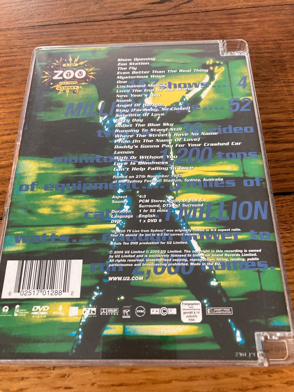 Tutti i DVDs: DVD Zoo Tv von U2 – Usato da Seengen venduto da murmelo 2