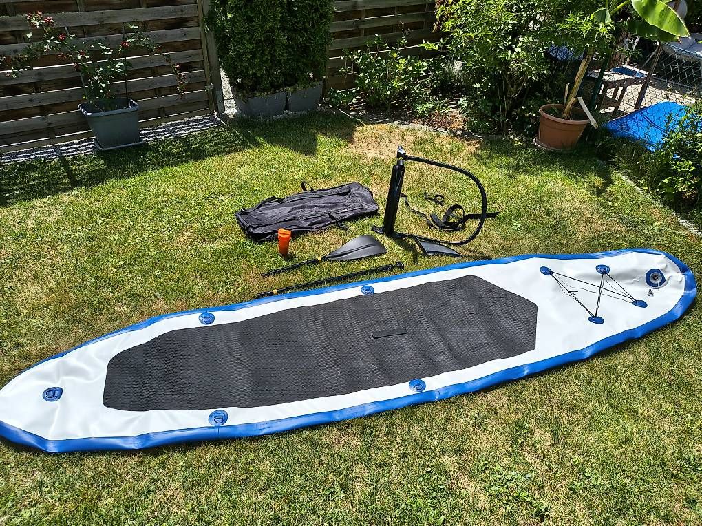 Planches de surf: SUP-Board Aufblasbar Blau - Weiss – D'occasion à Hinwil par Nana00