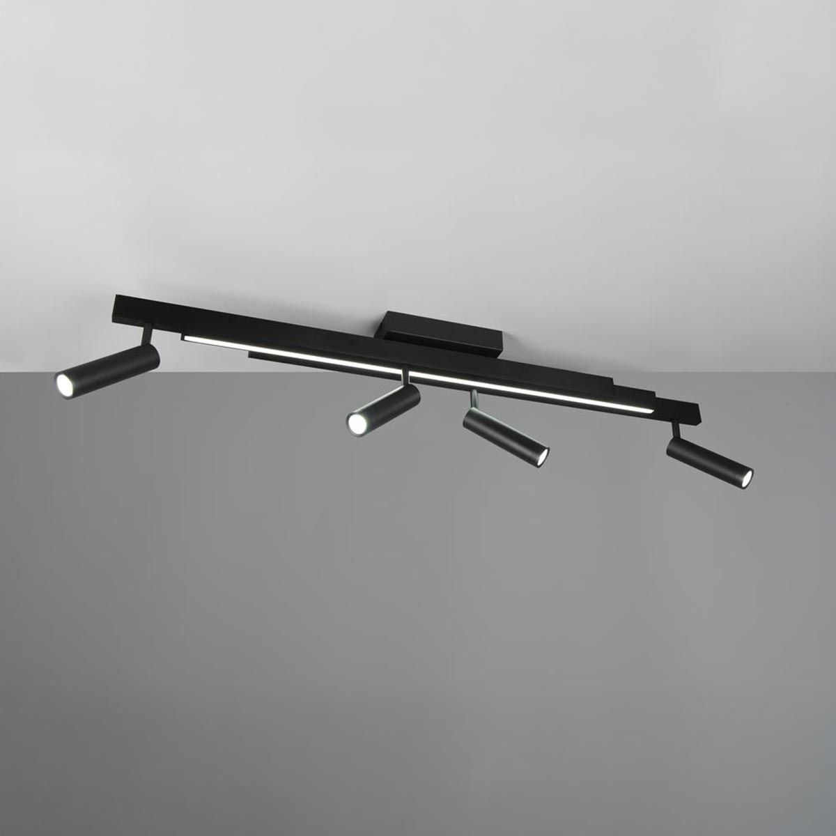 Kronleuchter & Deckenlampen: LED Deckenleuchte, Schwarz,133 cm x 8 cm – Neu (gemäss Beschreibung) aus Kreuzlingen von Smart-Light 7