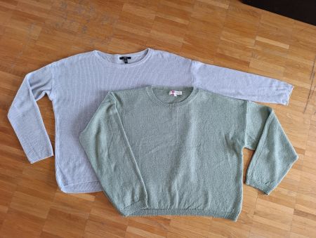 Zwei Strickjacken Oversized Damen, Gr M