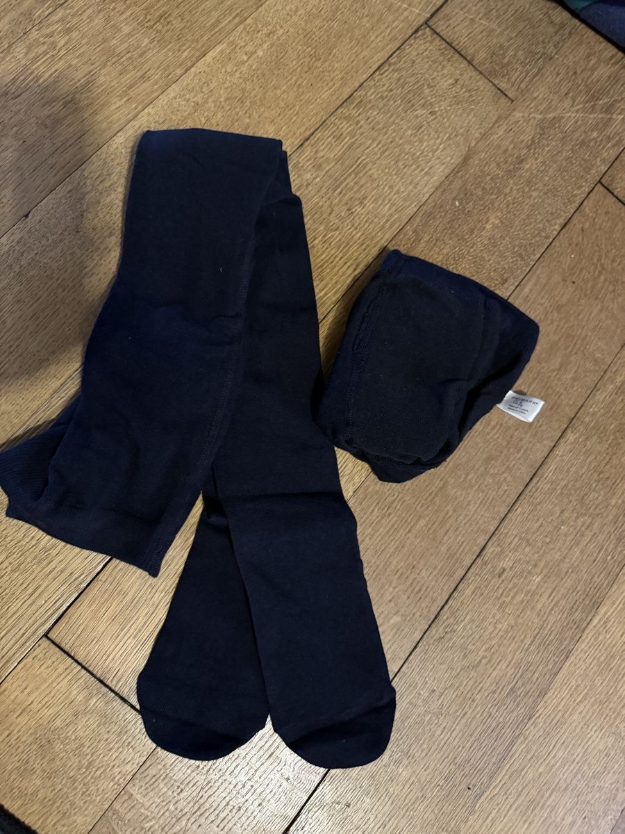 Calze & Collant: Dunkelblaue Strumpfhose & Unterhose, Grösse 134 Top! – Usato da Ermatingen venduto da Pinggu02