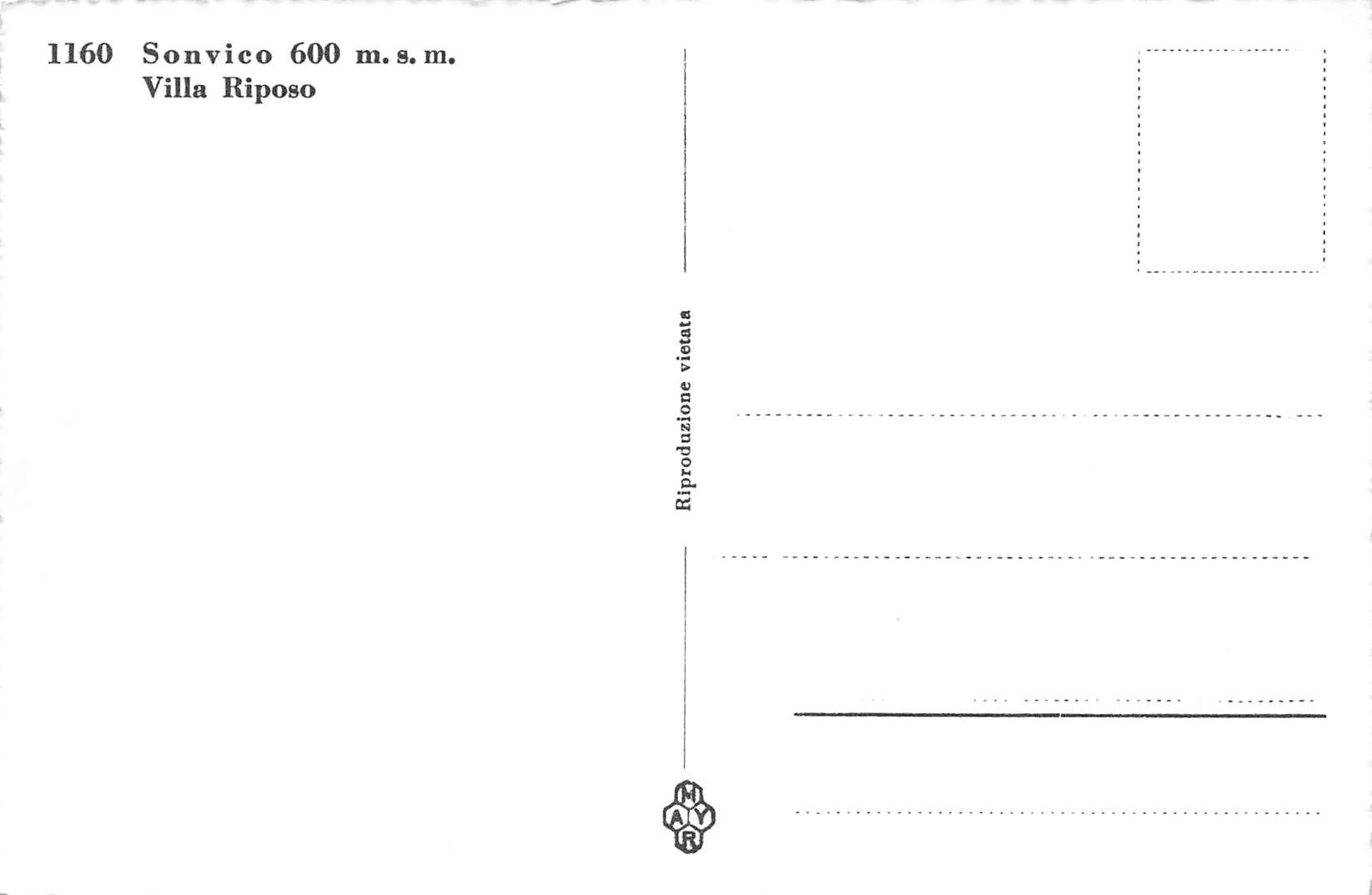 Cartoline postali: Sonvico villa riposo – Usato da Biasca venduto da Blenio71 1