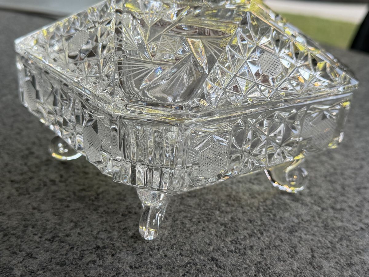 Bicchieri: Glasdose mit Deckel Kristall Glas  – Usato da Deitingen venduto da Himhip 5