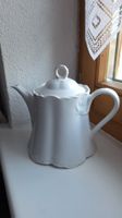 Hutschenreuther Teekanne 1l, weiss, neu, Vintage
