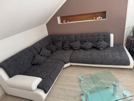 Ecksofa dunkelgrau