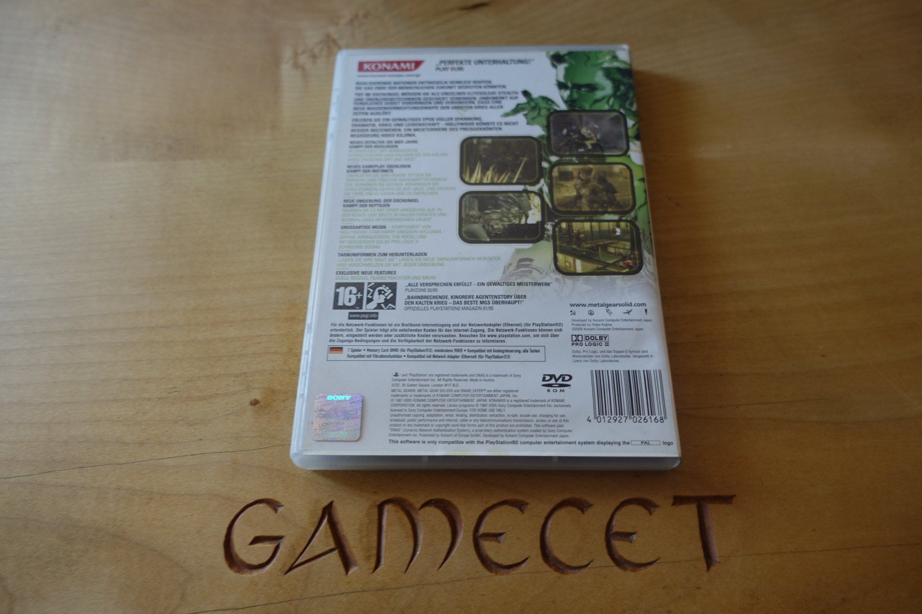 Sony Spiele: Metal Gear Solid 3: Snake Eater – Gebraucht aus Steinach von Gamecet 2