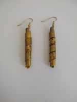 Metalbrass earrings in gold color- bought in Frankfurt